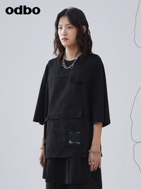 Heardbyodbo2022年夏季新款潮牌黑色無袖背心外套女外穿牛仔上衣