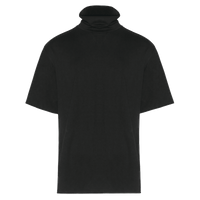 Odbo原創潮牌高領純棉短袖上衣男秋冬2022年新款寬鬆百搭打底衫