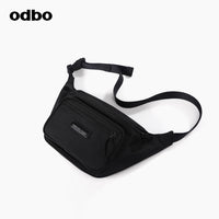 odbo 運動帆布 腰包女 斜挎 胸包